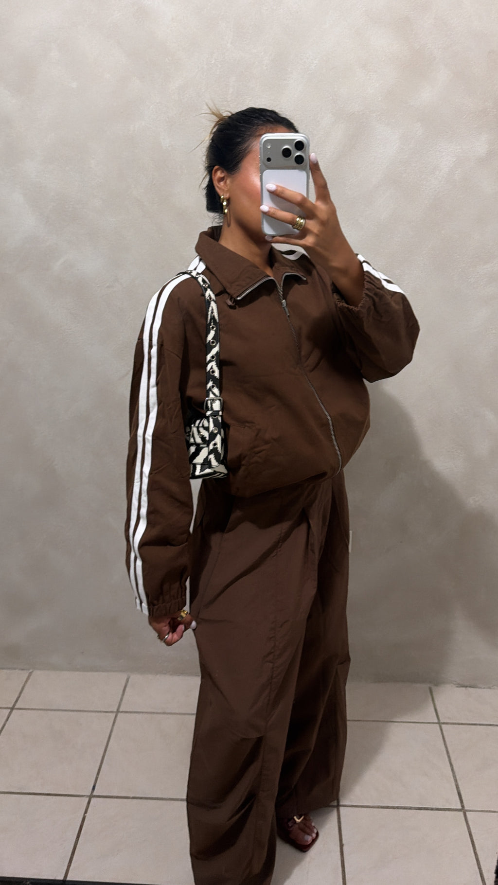 Mocha Stripe Jacket