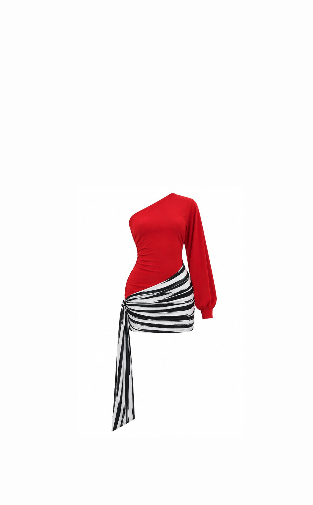 Vera Zebra Dress Red