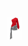 Vera Zebra Dress Red