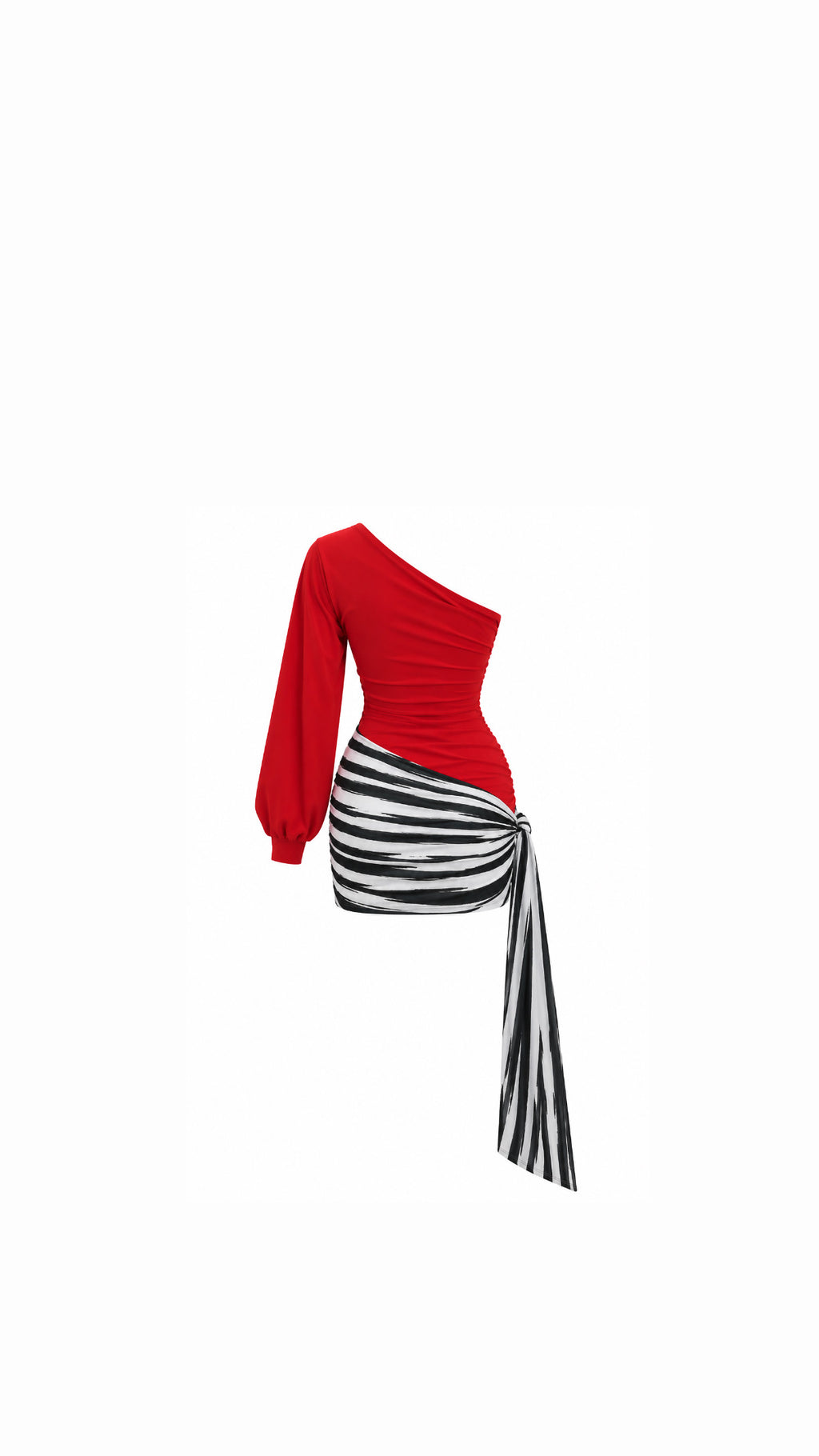 Vera Zebra Dress Red